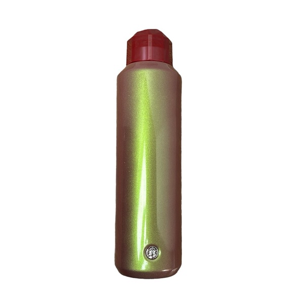 Starbucks Iridescent Shimmer Water Bottle Cup Stainless Tumbler Jeweled Top 2022 - Picture 1 of 12